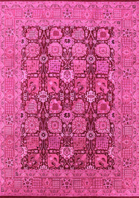 Oriental Pink Industrial Rug, urb3096pnk