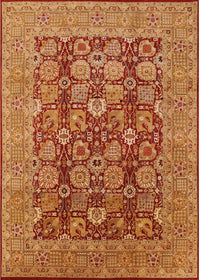 Machine Washable Industrial Modern Orange Rug, wshurb3096