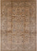 Mid-Century Modern Light Copper Gold Oriental Rug, urb3097