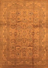 Oriental Orange Industrial Rug, urb3097org