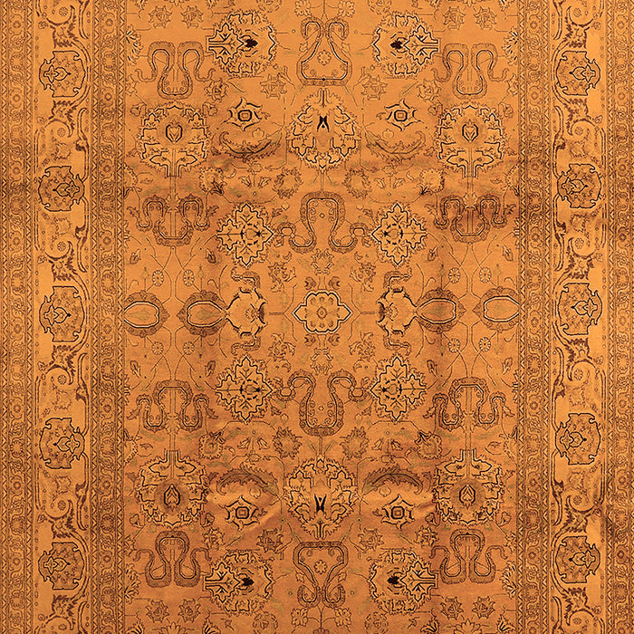 Oriental Orange Industrial Rug, urb3097org