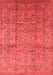 Oriental Red Industrial Area Rugs