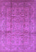 Machine Washable Oriental Purple Industrial Area Rugs, wshurb3097pur