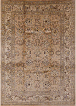 Machine Washable Industrial Modern Light Copper Gold Rug, wshurb3097
