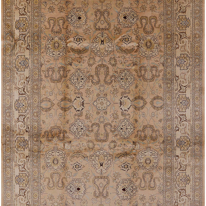 Machine Washable Industrial Modern Light Copper Gold Rug, wshurb3097