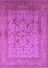 Machine Washable Oriental Purple Industrial Area Rugs, wshurb3098pur