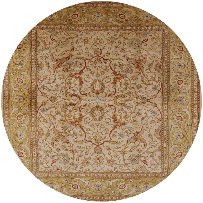 Round Machine Washable Industrial Modern Brown Sand Brown Rug, wshurb3098