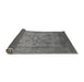 Sideview of Oriental Gray Industrial Rug, urb3098gry