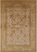 Mid-Century Modern Brown Sand Brown Oriental Rug, urb3098