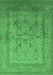 Oriental Emerald Green Industrial Rug, urb3098emgrn