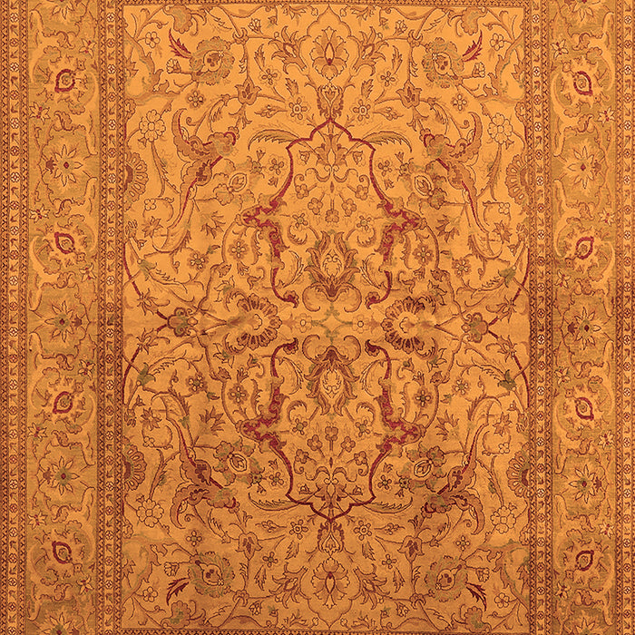 Oriental Orange Industrial Rug, urb3098org