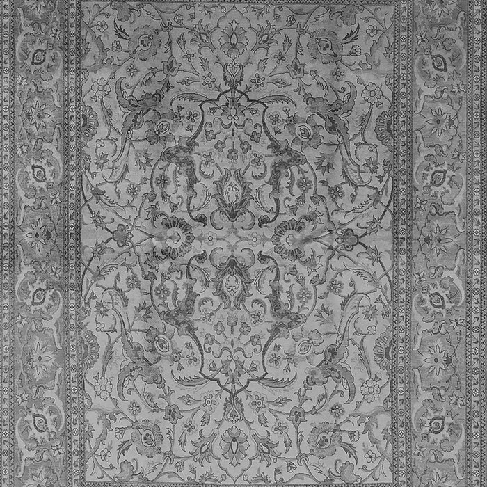 Machine Washable Oriental Gray Industrial Rug, wshurb3098gry