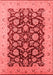 Oriental Red Industrial Area Rugs