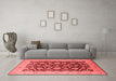 Industrial Red Washable Rugs