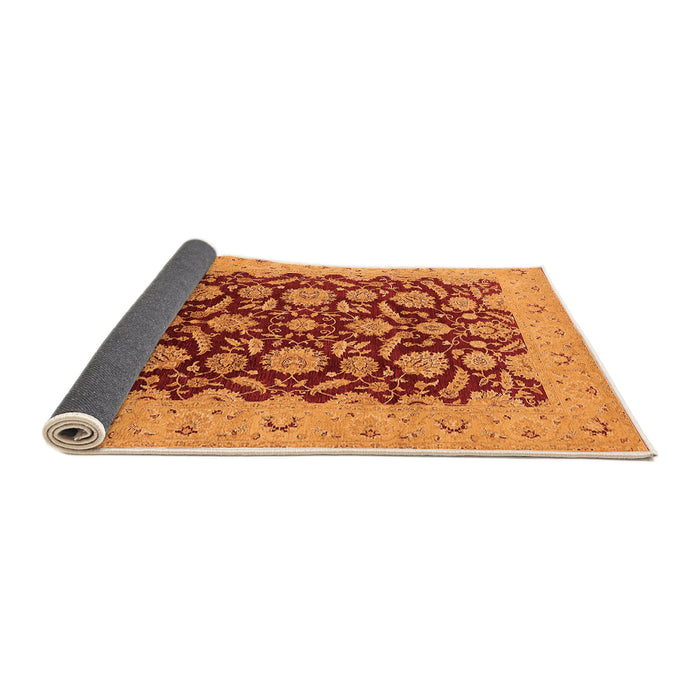 Sideview of Oriental Orange Industrial Rug, urb3099org