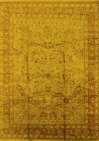 Oriental Yellow Industrial Rug, urb3100yw