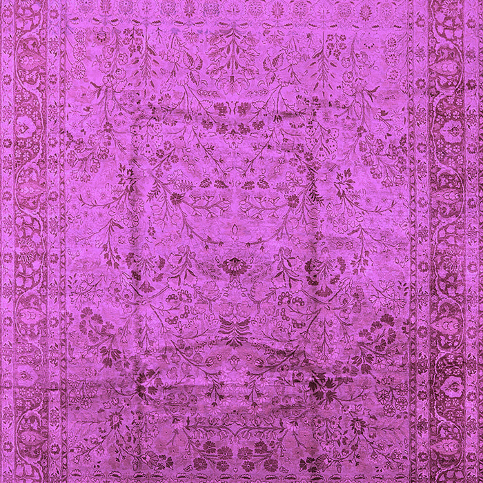 Machine Washable Oriental Purple Industrial Area Rugs, wshurb3100pur