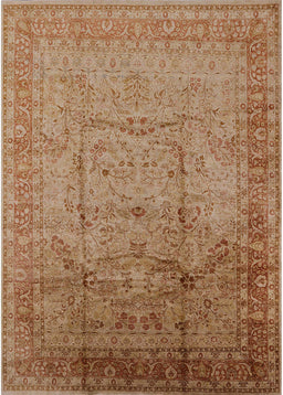 Mid-Century Modern Mahogany Brown Oriental Rug, urb3100