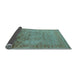 Sideview of Oriental Light Blue Industrial Rug, urb3100lblu