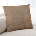 Lifestyle Image of Mid-Century Modern Urban Square Mahogany Brown Throw Pillow, 18 inch by 18 inch, pwurb3100
