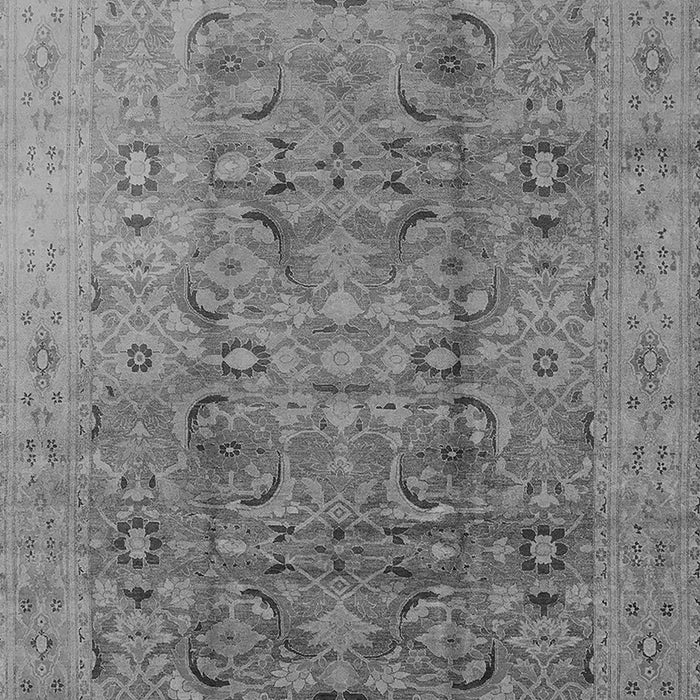 Machine Washable Oriental Gray Industrial Rug, wshurb3101gry