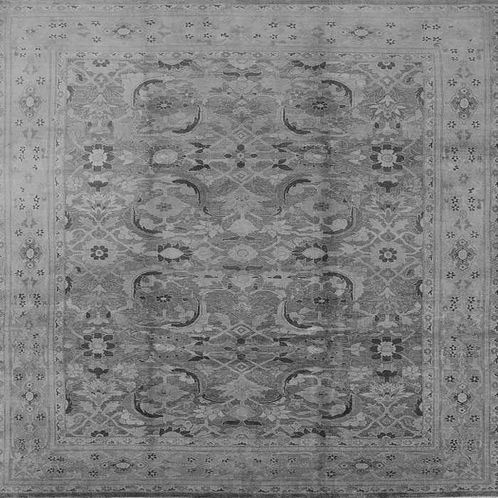 Square Oriental Gray Industrial Rug, urb3101gry