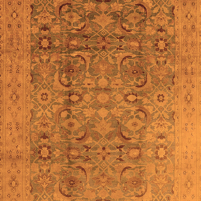 Oriental Orange Industrial Rug, urb3101org