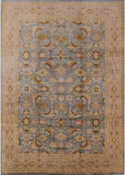 Mid-Century Modern Sienna Brown Oriental Rug, urb3101