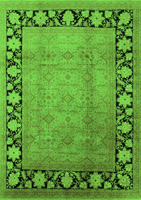 Oriental Green Industrial Rug, urb3102grn