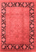 Oriental Red Industrial Area Rugs