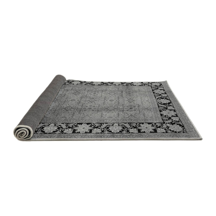 Sideview of Oriental Gray Industrial Rug, urb3102gry