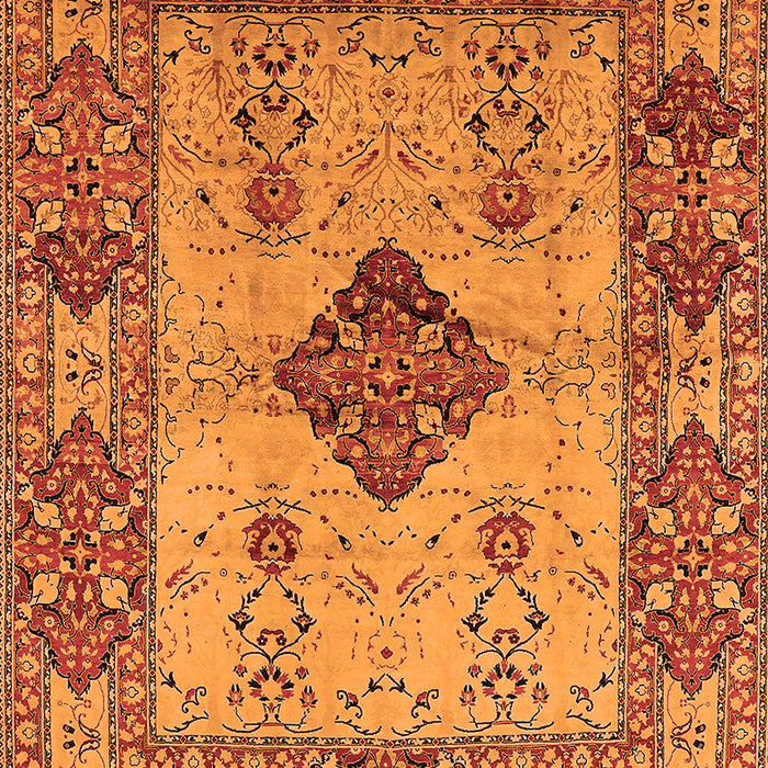 Oriental Orange Industrial Rug, urb3103org