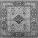 Square Oriental Gray Industrial Rug, urb3103gry