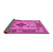 Sideview of Oriental Pink Industrial Rug, urb3103pnk