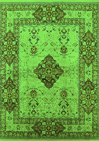 Oriental Green Industrial Rug, urb3103grn