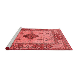 Industrial Red Washable Rugs