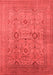 Oriental Red Industrial Area Rugs