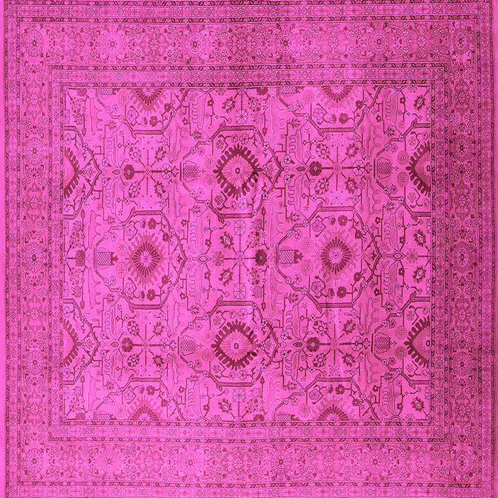 Square Oriental Pink Industrial Rug, urb3104pnk