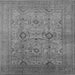 Square Oriental Gray Industrial Rug, urb3104gry