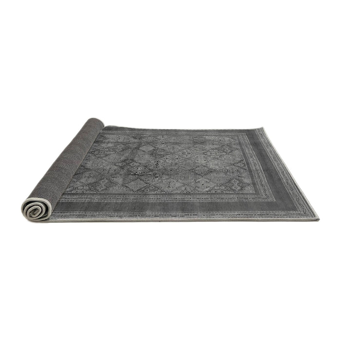 Sideview of Oriental Gray Industrial Rug, urb3105gry