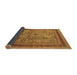 Sideview of Oriental Brown Industrial Rug, urb3105brn