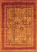 Oriental Orange Industrial Rug, urb3105org