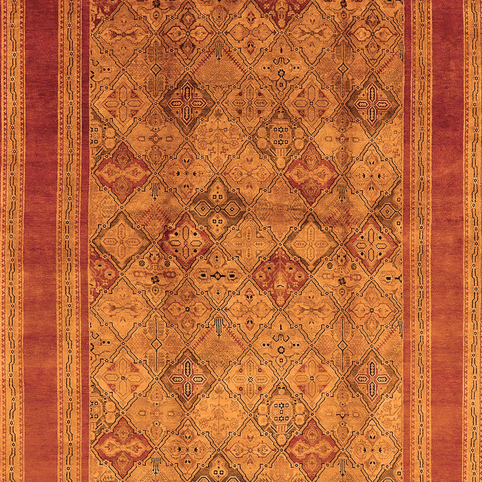 Oriental Orange Industrial Rug, urb3105org