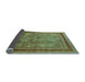 Sideview of Oriental Light Blue Industrial Rug, urb3105lblu