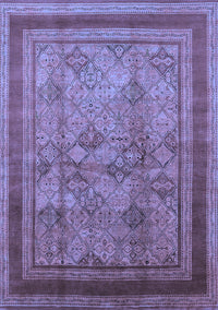 Oriental Blue Industrial Rug, urb3105blu