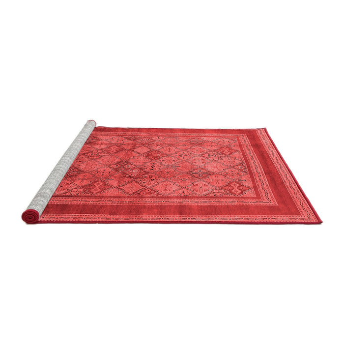 Industrial Red Washable Rugs