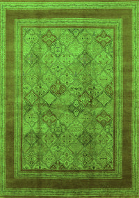 Oriental Green Industrial Rug, urb3105grn