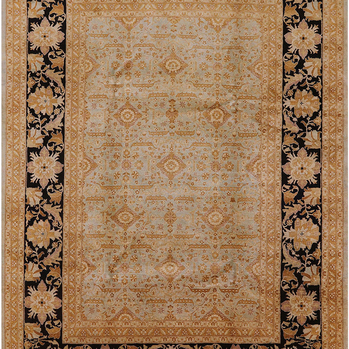 Mid-Century Modern Mahogany Brown Oriental Rug, urb3106