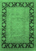 Oriental Emerald Green Industrial Rug, urb3106emgrn