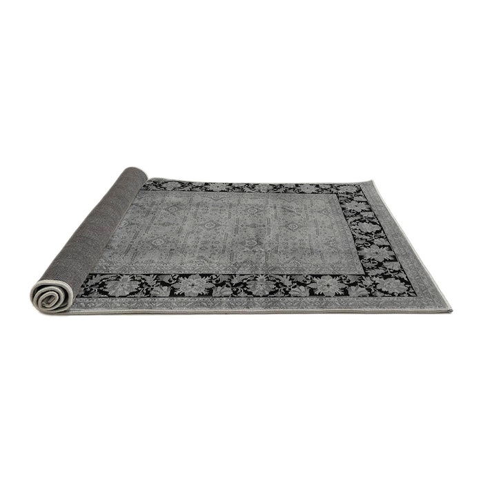 Sideview of Oriental Gray Industrial Rug, urb3106gry